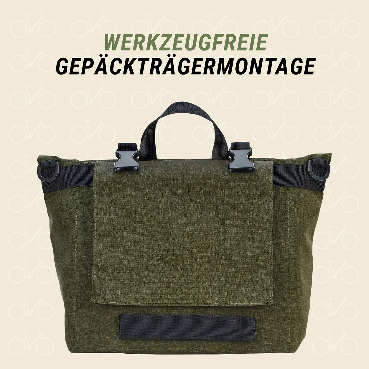 Seitenpacktasche grün