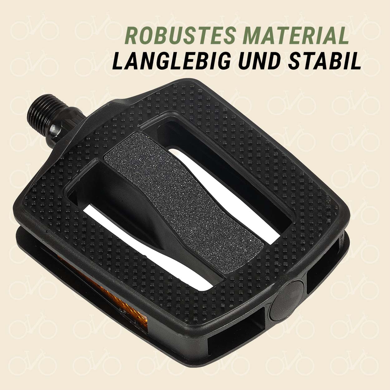 universal Pedale stabil - Ansicht von oben