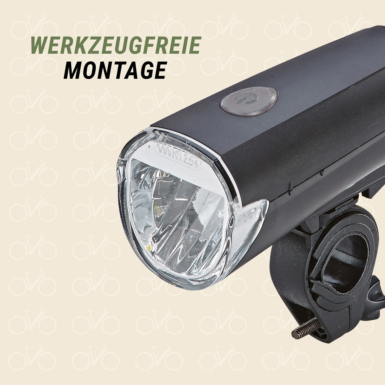 Scheinwerfer werkzeugfreie Montage - diagonale Ansicht