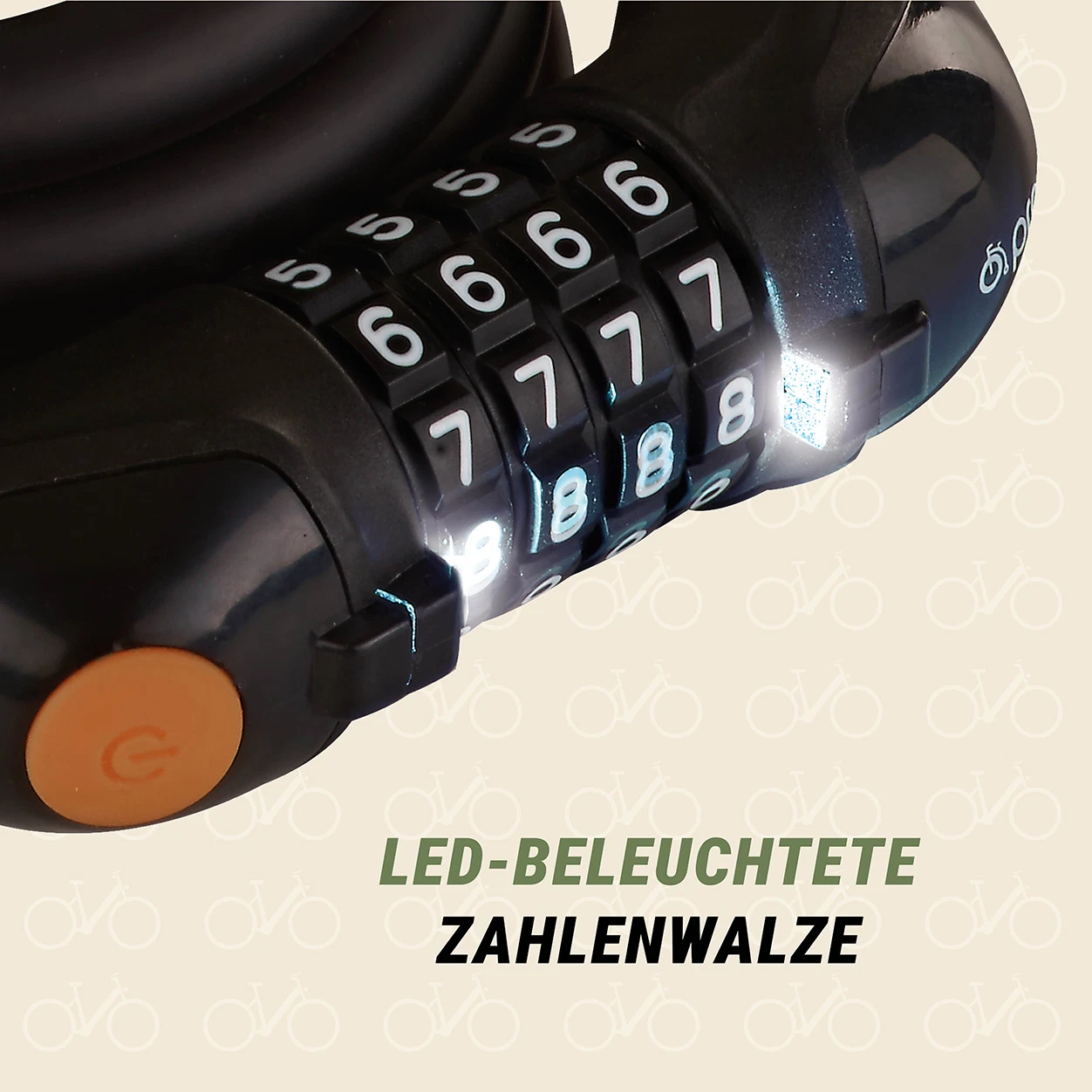 Zahlen-Kettenschloss 5