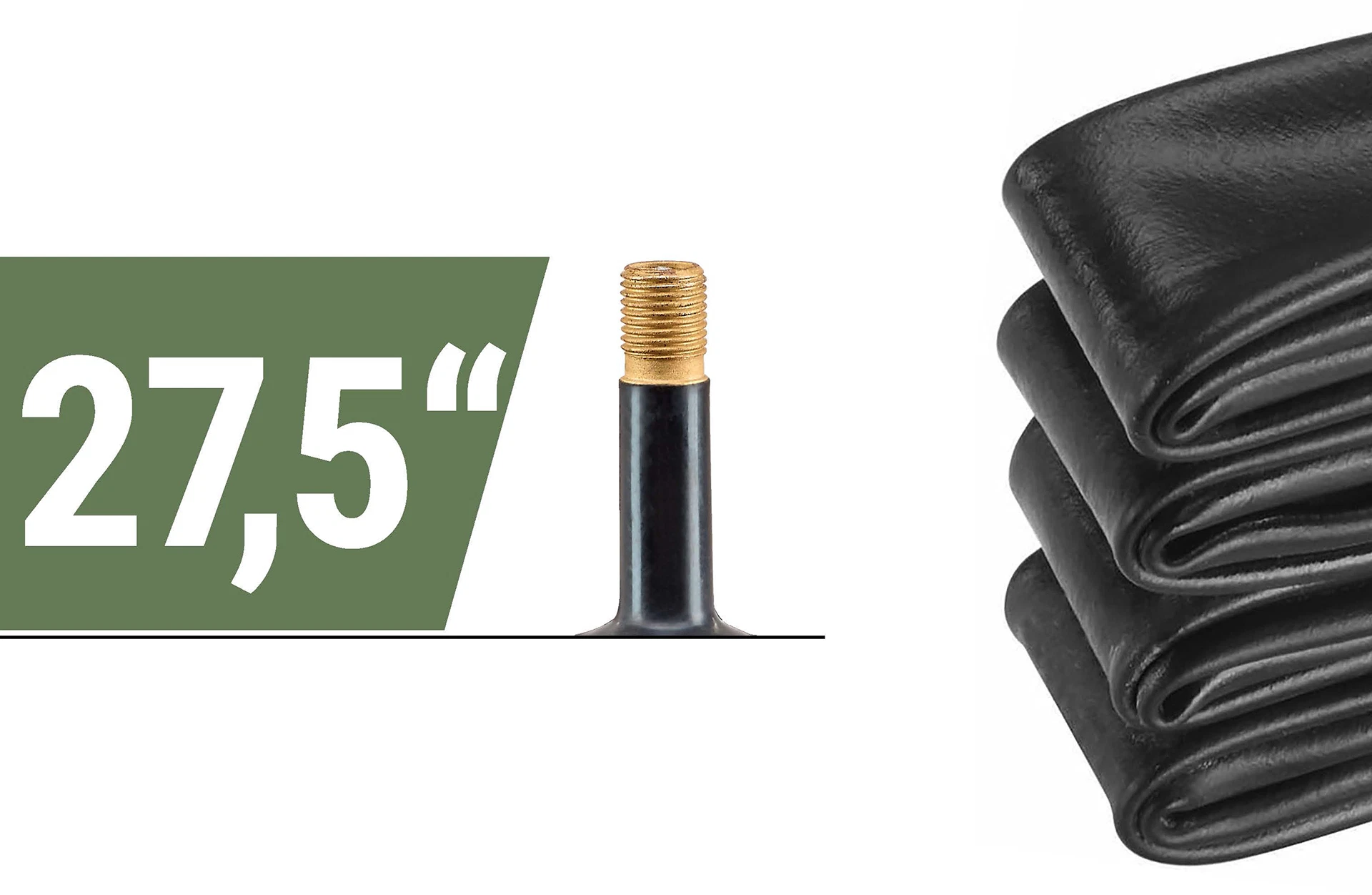 Schlauch 27.5 x 1.9-2.125 47/57-584, Autoventil (40 mm)