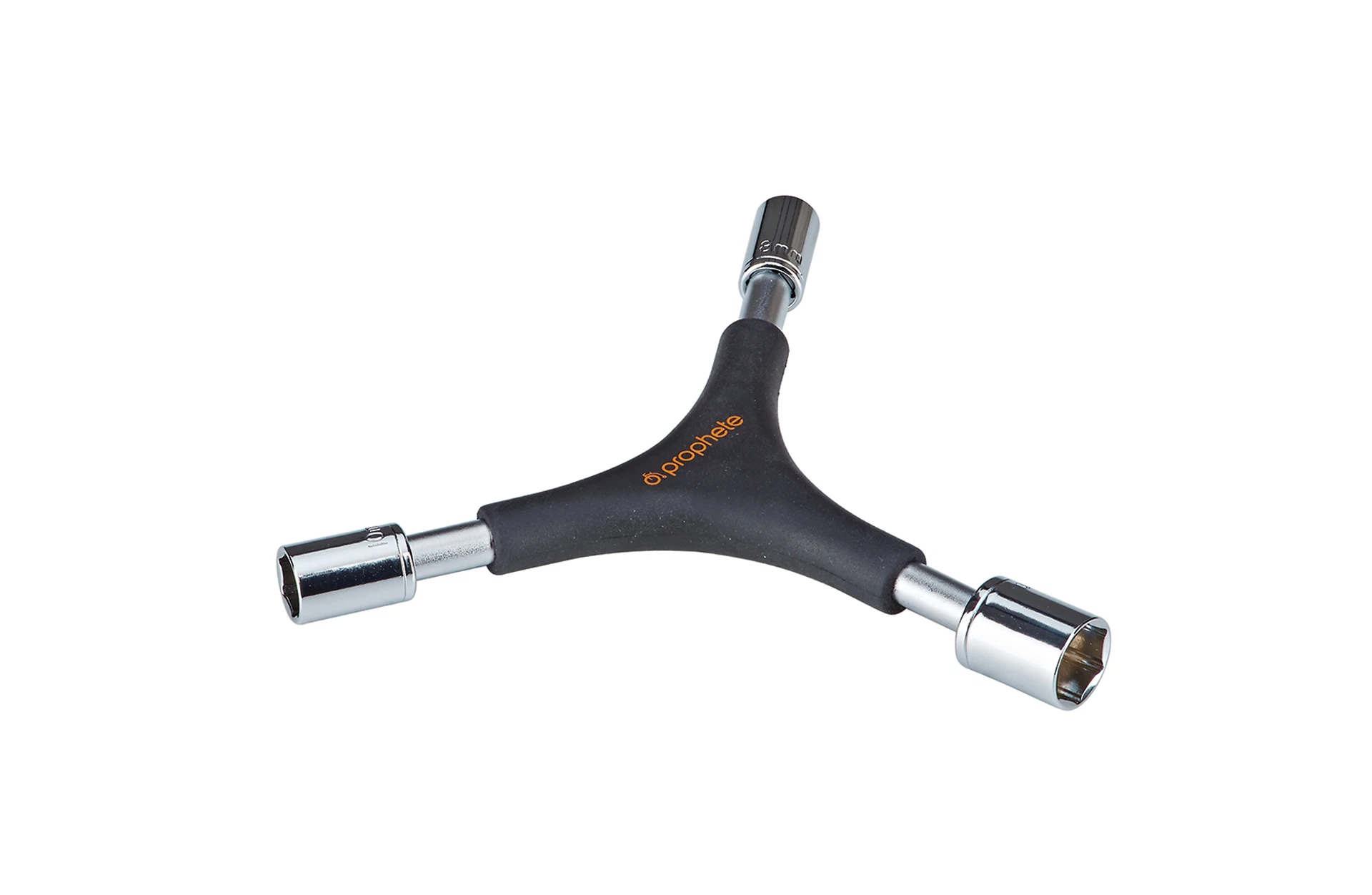 Sternschlüssel mit Aufsätzen - diagonale Ansicht auf weißem Grund