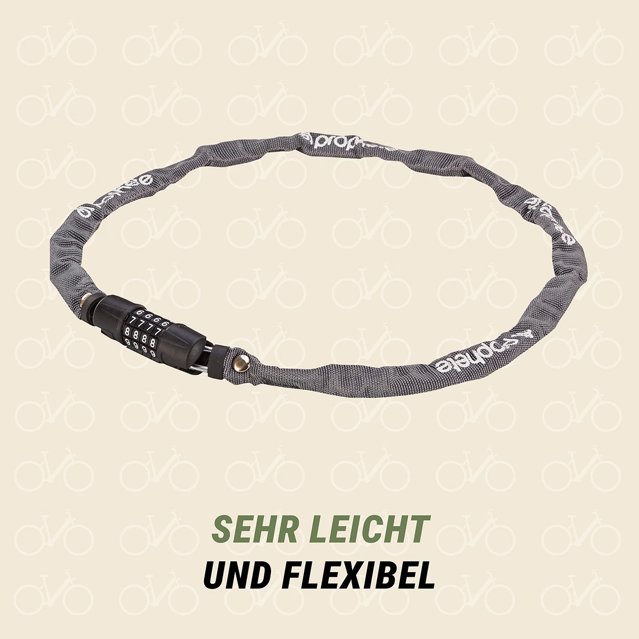 Kettenschloss grau
