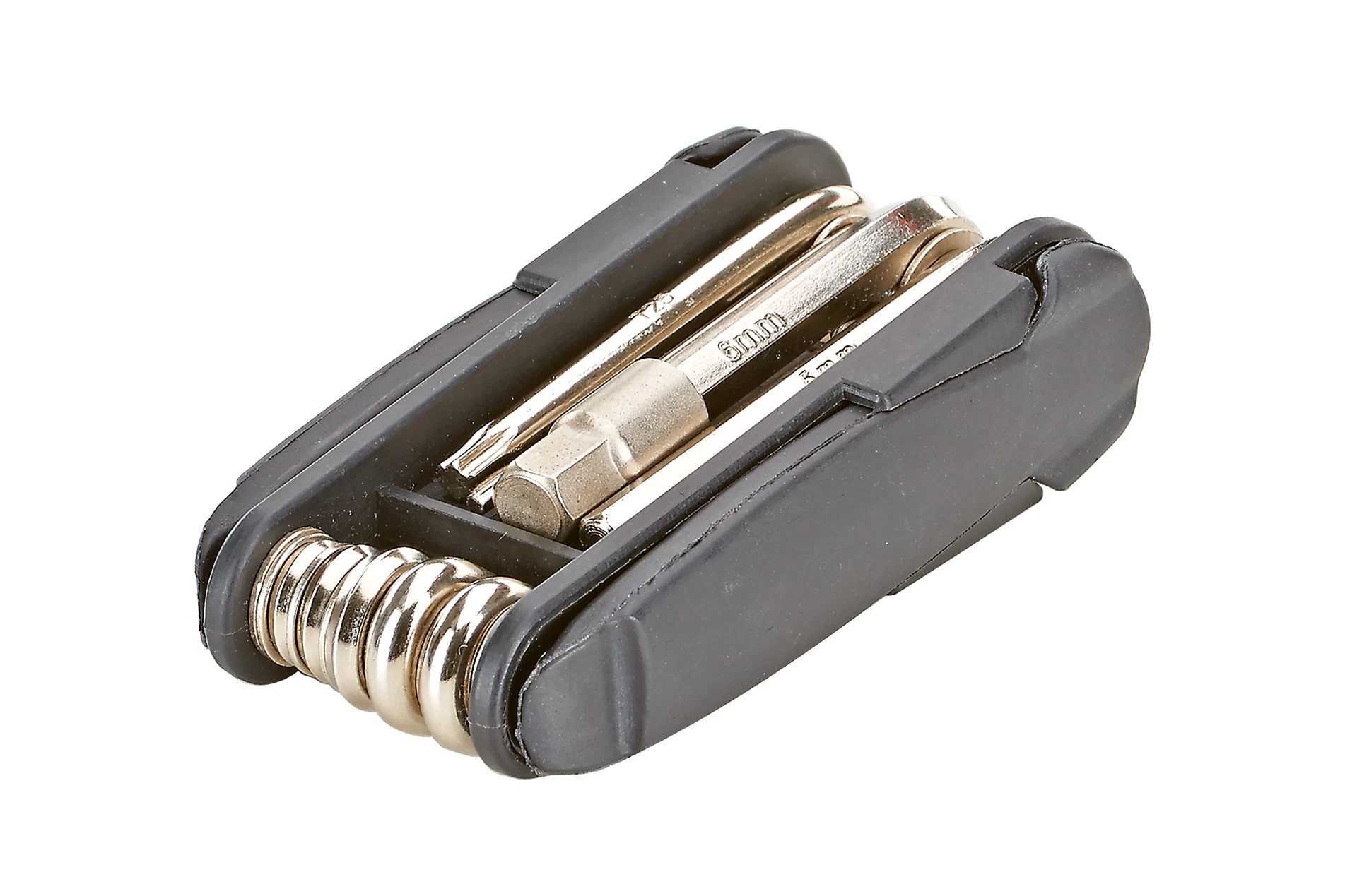 Multitool geschlossen - diagonale Ansicht auf weißem Grund