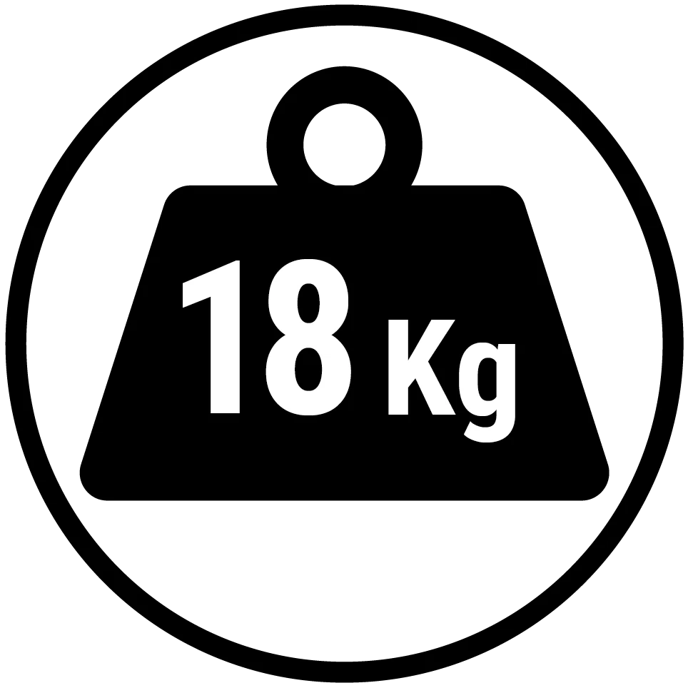 Icon 18 kg Gewicht rund