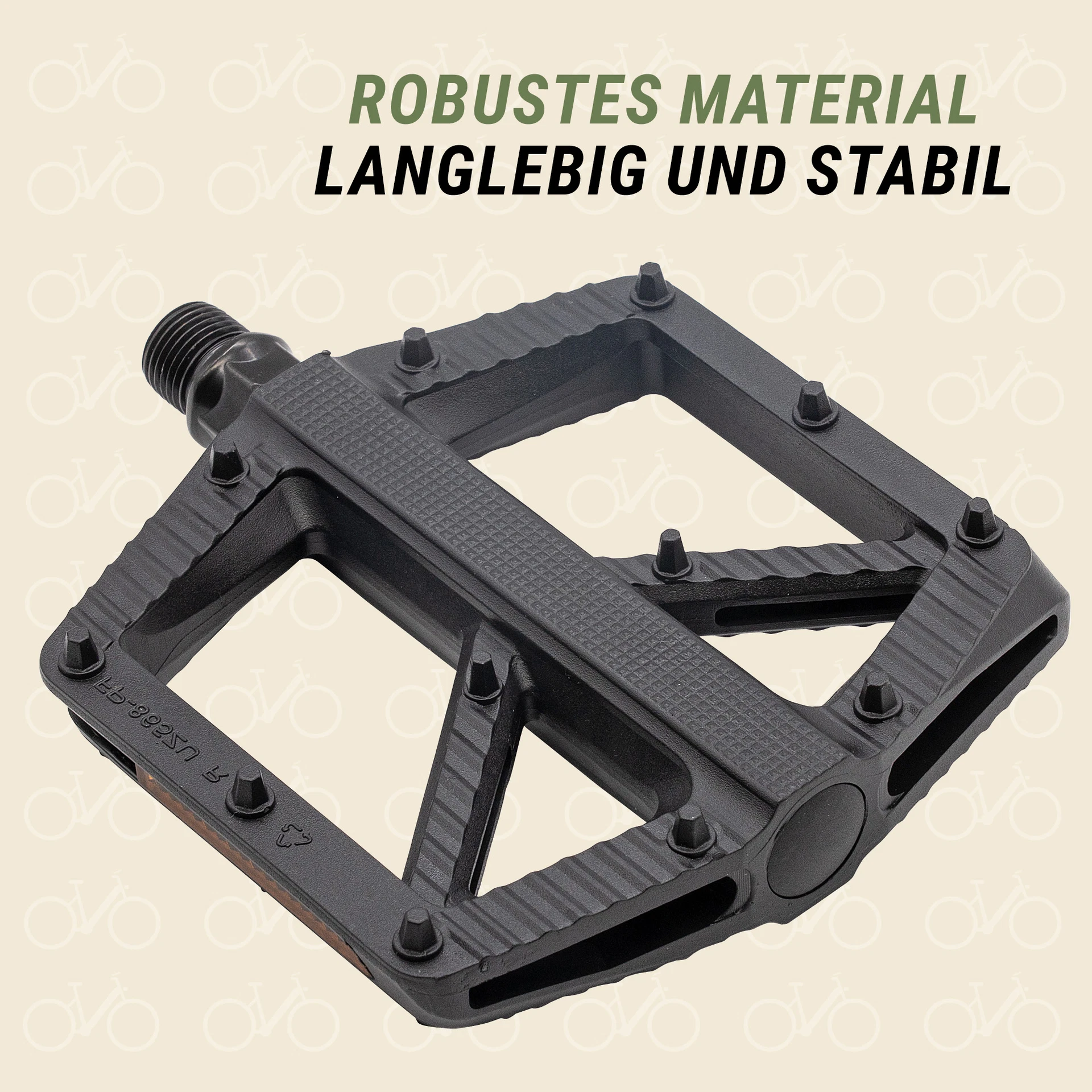 Pedale langlebig - diagonale Ansicht