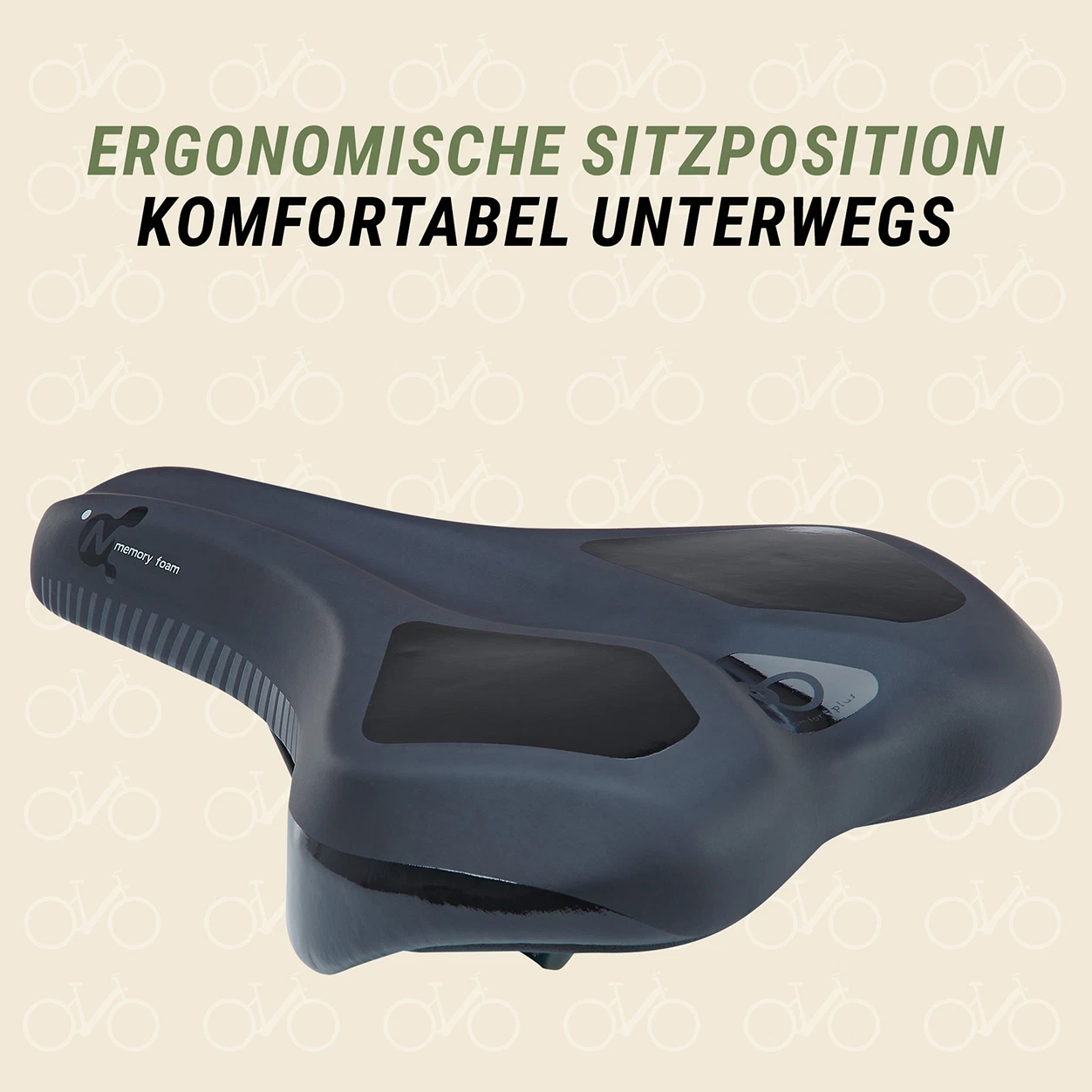 Touren-City-Sattel Foam