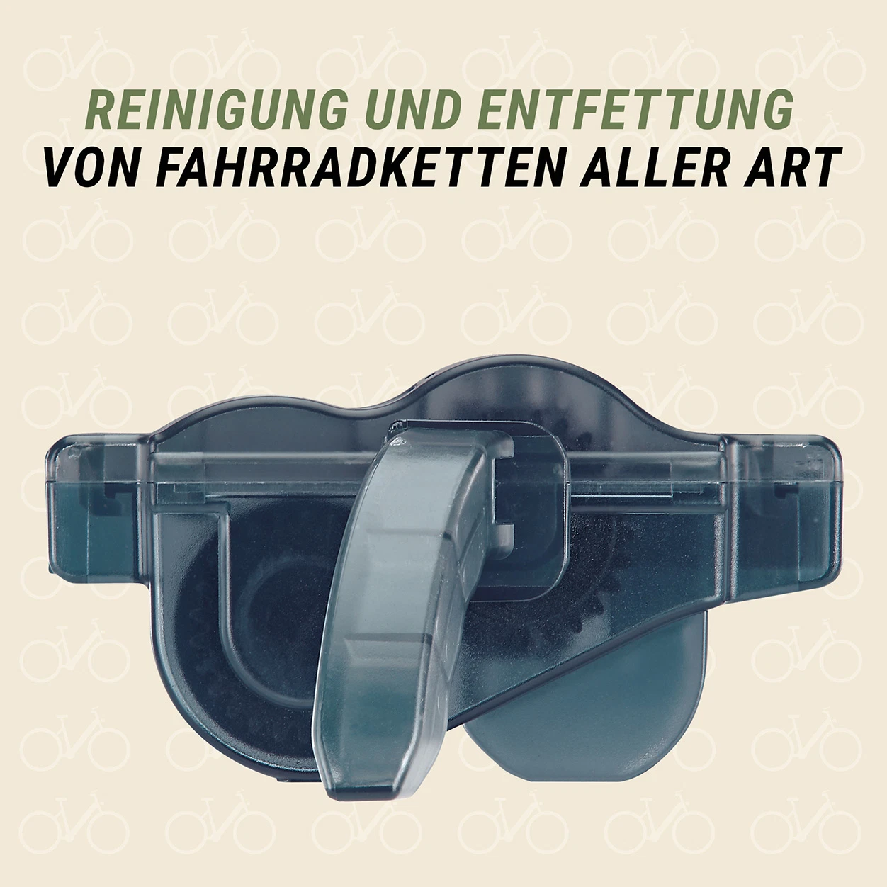 Kettenreinigungsgerät für Reinigung und Entfettung - Ansicht von hinten