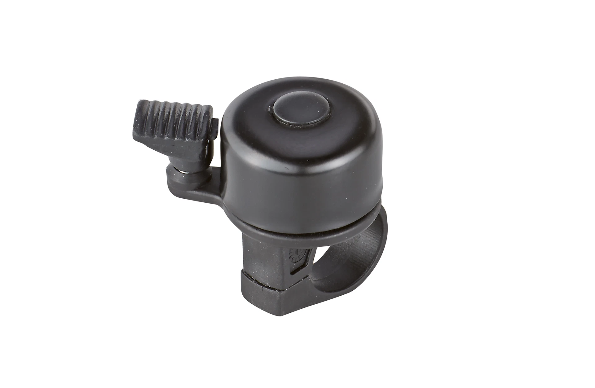 Klingel mini - diagonale Ansicht auf weißem Grund