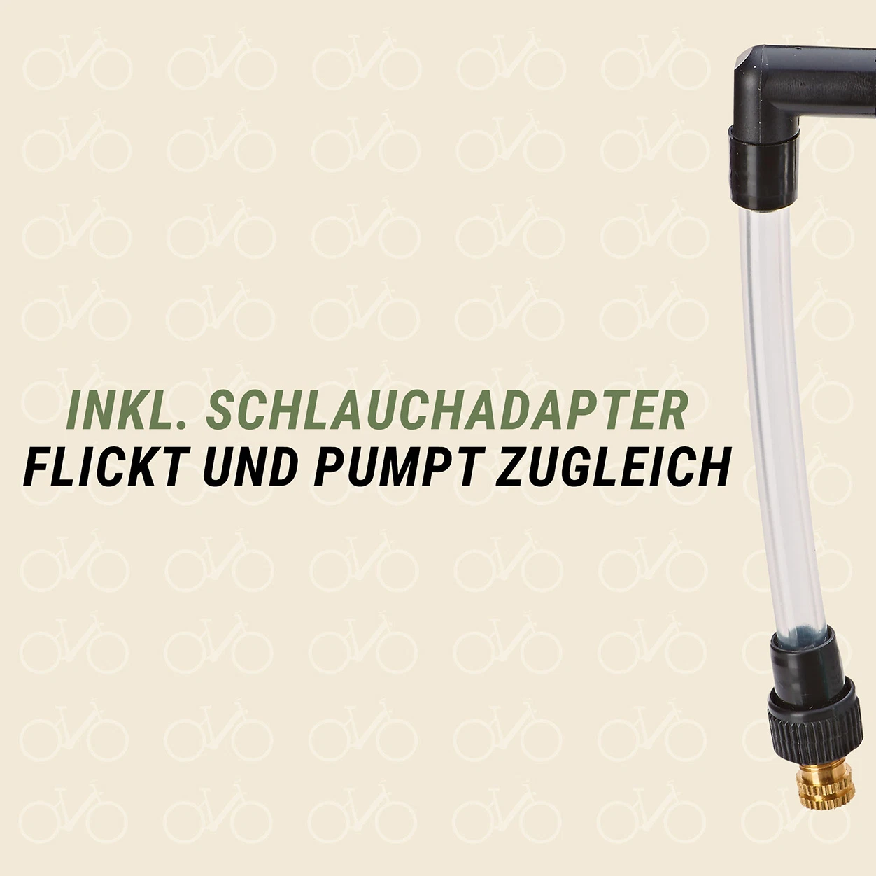 Pannenspray mit Schlauchadapter zum Flicken und gleichzeitigen Aufpumpen - detailansicht