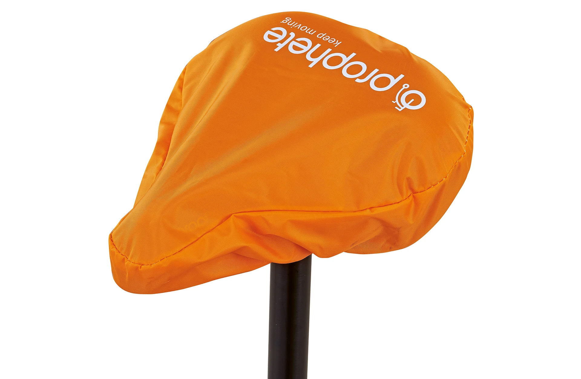 Satteldecke orange Prophete Logo auf Sattel  - diagonale Ansicht