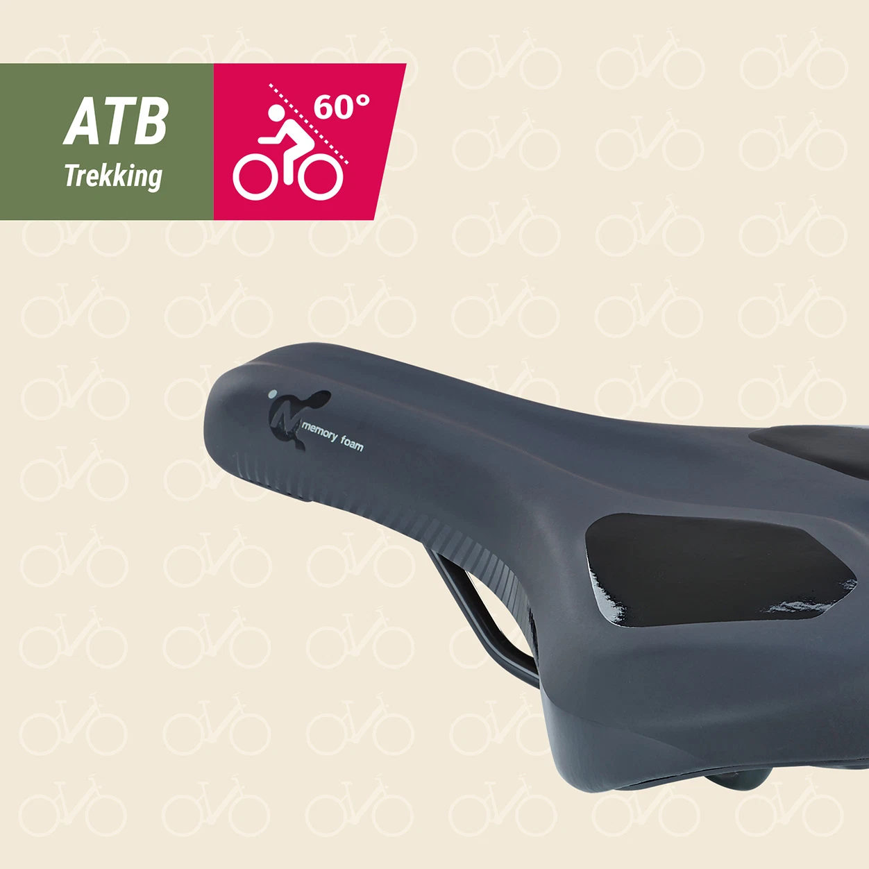 Trekking Sattel ATB Trekking - diagonale Ansicht