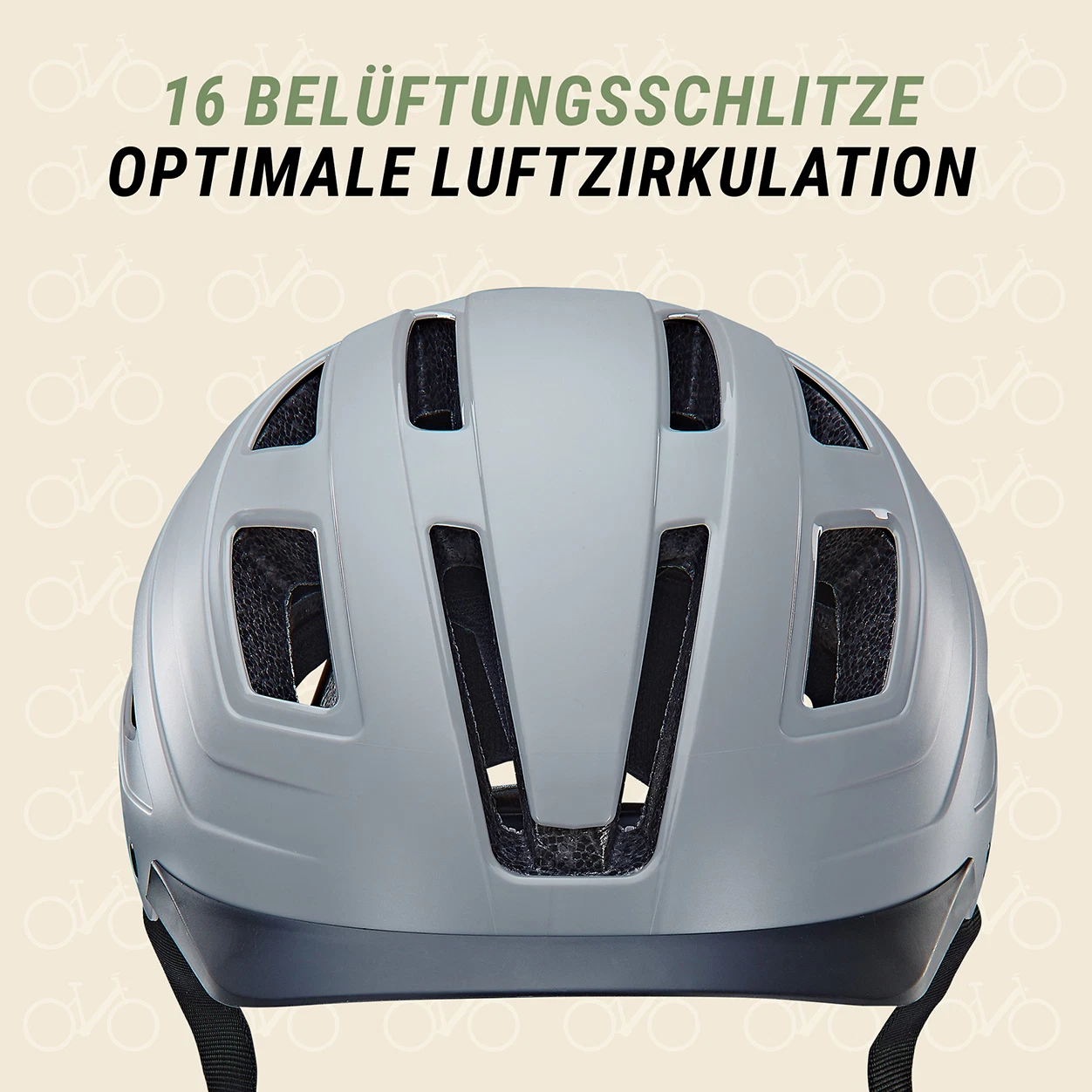 ECO Urban Bike Helm grey
