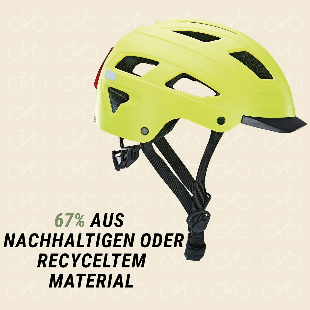 ECO Urban Bike Helm yellow